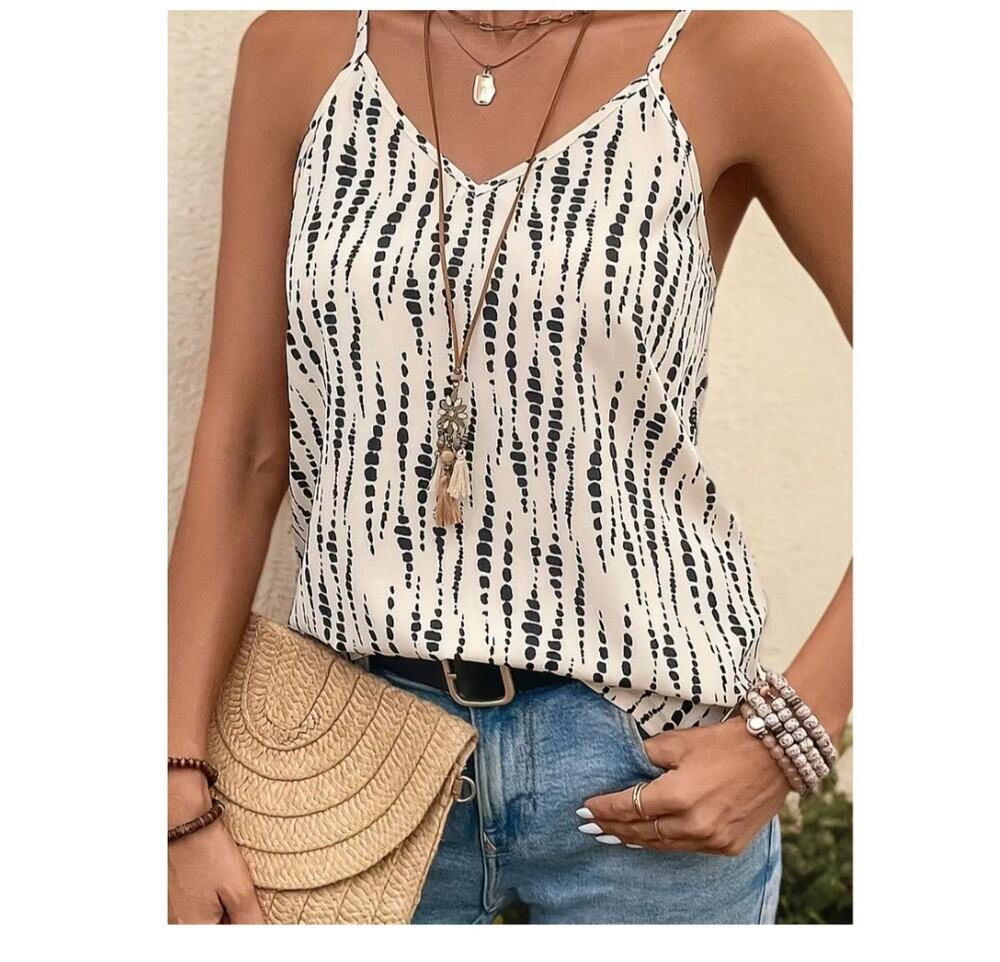 New tie dye stripe cami top size xs